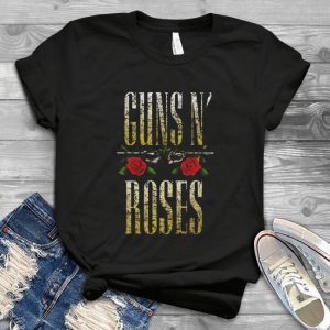 Retro Guns N Roses Logo Shirt - Shirts Guns N Roses Rock Band Slash Handmade Shirt_48