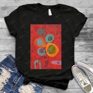 Retro Red Wood Grain 22 - Vintage Men's Shirt Tshirt For Women Classic Handmade Shirt Retro Graphic Tee