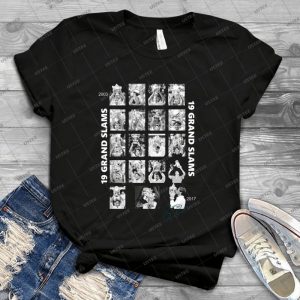 Rf 19 Grand Slams - Best Unisex Trending Handmade T-shirt Gift Idea For Men T-shirt For Woman