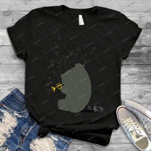 Rhino Blowing Bubbles 20 - Vintage Men's Shirt Tshirt For Women Classic Handmade Shirt Retro Graphic Tee