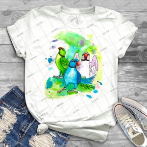 Ringneck Rainbow 42 - Trending Shirt For Women Vintage Retro Tee For Men Kid's T-Shirt Handmade Shirt