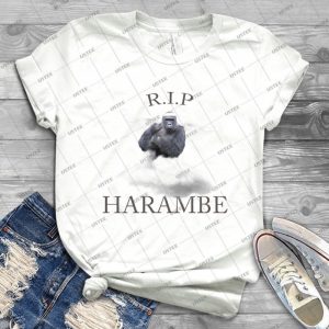 Rip Harambe - Gift Idea Shirt For Men Tee For Women Classic Retro Vintage Graphic T-Shirt_698