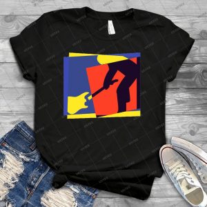 Rock Guitar Smash 44 - Vintage Men's Shirt Tshirt For Women Classic Handmade Shirt Retro Graphic Tee