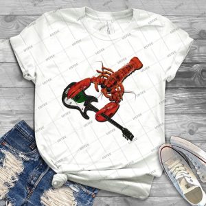 Rock Lobster - Vintage Men's Shirt Tshirt For Women Classic Handmade Shirt Retro Graphic Tee