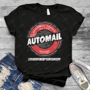 Rockbell Automail 99 - Vintage Men's Shirt Tshirt For Women Classic Handmade Shirt Retro Graphic Tee