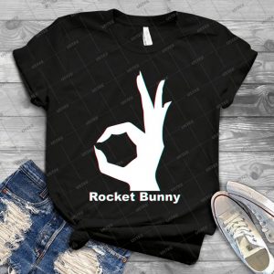 Rocket Bunny-3d Logo - Trending Shirt For Women Vintage Retro Tee For Men Kid's T-Shirt Handmade Shirt