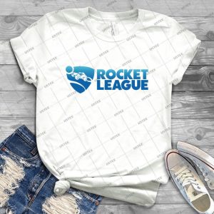 Rocket League- Blue Logo T-Shirt  Memorabilia - Gift Idea Shirt For Men Tee For Women Classic Retro Vintage Graphic T-Shirt