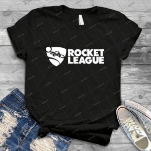 Rocket Leagueã‚â®- White Logo T-Shirt & Memorabilia - Gift Idea Shirt For Men Tee For Women Classic Retro Vintage Graphic T-Shirt