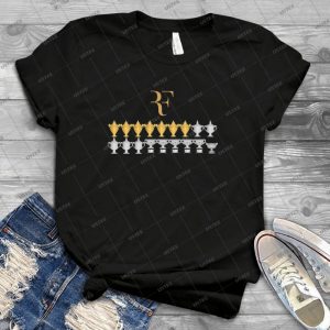 Roger Federer - 19 Grand Slams 10 - Best Unisex Trending Handmade T-shirt Gift Idea For Men T-shirt For Woman