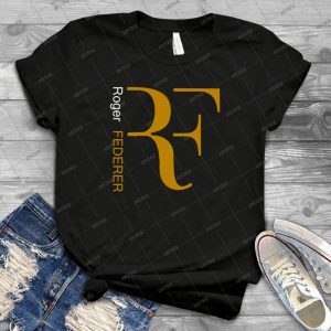Roger Federer Rf - Gift Idea Shirt For Men Tee For Women Classic Retro Vintage Graphic T-Shirt