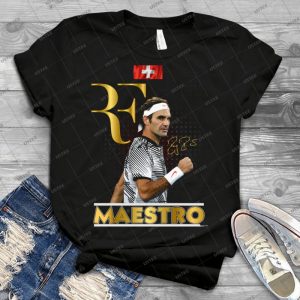 Roger Federer Wimbledon Tennis Maestro - Best Unisex Trending Handmade T-shirt Gift Idea For Men T-shirt For Woman