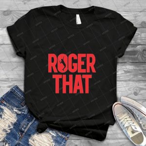 Roger That Federer - Vintage Men's Shirt Tshirt For Women Classic Handmade Shirt Retro Graphic Tee