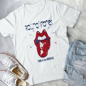 Rolling Stones Tour Of The Americas Tee- The Global Music Band Rolling Stones Handmade Shirt