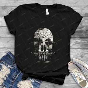 Room Skull 54 - Vintage Men's Shirt Tshirt For Women Classic Handmade Shirt Retro Graphic Tee