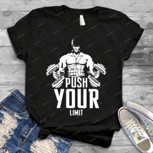Roronoa Zoro Train Hard And Push Your Limit  67 - Vintage Men's Shirt Tshirt For Women Classic Handmade Shirt Retro Graphic Tee