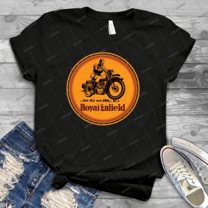 Royal Enfield Motorcycles - Vintage Men's Shirt Tshirt For Women Classic Handmade Shirt Retro Graphic Tee