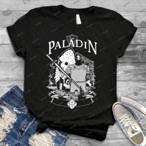 Rpg Class Series- Paladin-White Version - Best Unisex Trending Handmade T-shirt Gift Idea For Men T-shirt For Woman