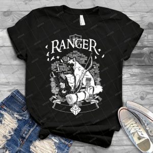 Rpg Class Series- Ranger-White Version - Best Unisex Trending Handmade T-shirt Gift Idea For Men T-shirt For Woman