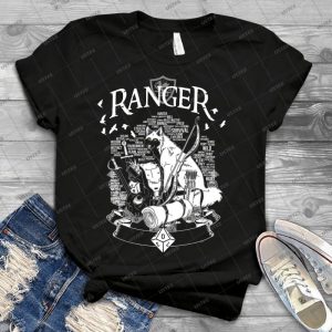 Rpg Class Series- Ranger-White Version - Trending Shirt For Women Vintage Retro Tee For Men Kid's T-Shirt Handmade Shirt