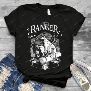 Rpg Class Series- Ranger-White Version - Vintage Men's Shirt Tshirt For Women Classic Handmade Shirt Retro Graphic Tee