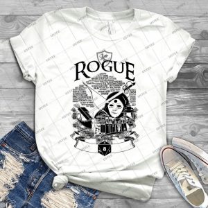 Rpg Class Series- Rogue-Black Version - Gift Idea Shirt For Men Tee For Women Classic Retro Vintage Graphic T-Shirt