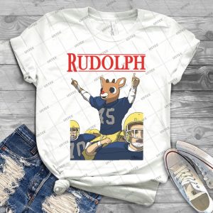 Rudolph T Shirt - Gift Idea Shirt For Men Tee For Women Classic Retro Vintage Graphic T-Shirt