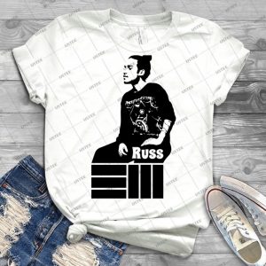 Russ Chilling - Vintage Men's Shirt Tshirt For Women Classic Handmade Shirt Retro Graphic Tee