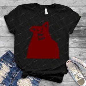 Russ Diemon-There S Really A Wolf Album Cover [red] - Gift Idea Shirt For Men Tee For Women Classic Retro Vintage Graphic T-Shirt