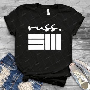 Russ Logo - Gift Idea Shirt For Men Tee For Women Classic Retro Vintage Graphic T-Shirt