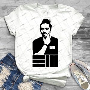 Russ Pondering - Vintage Men's Shirt Tshirt For Women Classic Handmade Shirt Retro Graphic Tee