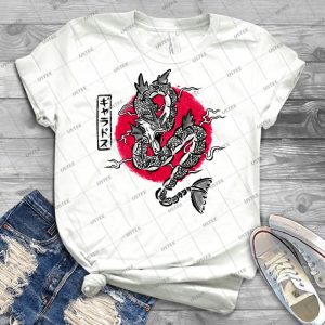Ryu No Inku 64 - Vintage Men's Shirt Tshirt For Women Classic Handmade Shirt Retro Graphic Tee