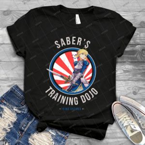 Saber S Training Dojo - Vintage Men's Shirt Tshirt For Women Classic Handmade Shirt Retro Graphic Tee