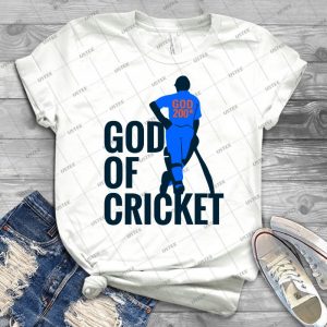Sachin Tendulkar Gott Der Grille - Vintage Men's Shirt Tshirt For Women Classic Handmade Shirt Retro Graphic Tee