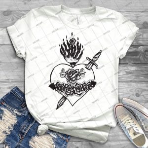 Sacred Heart 16 - Trending Shirt For Women Vintage Retro Tee For Men Kid's T-Shirt Handmade Shirt