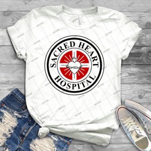 Sacred Heart Hospital - Best Unisex Trending Handmade T-shirt Gift Idea For Men T-shirt For Woman