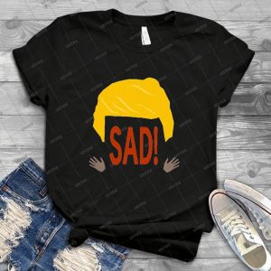 Sad  T Shirt - Vintage Men's Shirt Tshirt For Women Classic Handmade Shirt Retro Graphic Tee