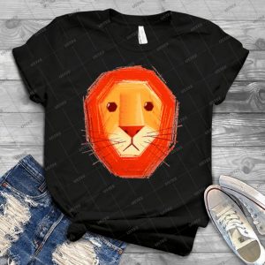 Sad Lion 73 - Vintage Men's Shirt Tshirt For Women Classic Handmade Shirt Retro Graphic Tee