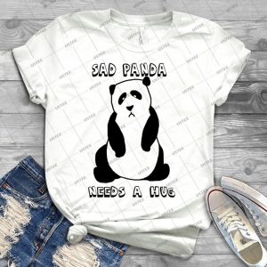 Sad Panda Needs A Hug 23 - Best Unisex Trending Handmade T-shirt Gift Idea For Men T-shirt For Woman