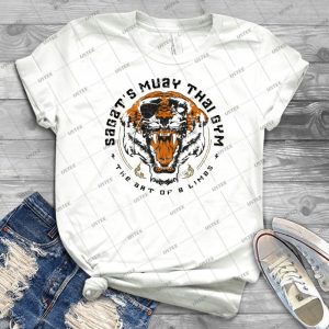 Sagat S Muay Thai Gym 65 - Vintage Men's Shirt Tshirt For Women Classic Handmade Shirt Retro Graphic Tee