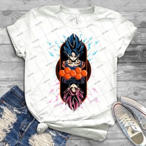 Saiyajin Gott Gegen Rose - Gift Idea Shirt For Men Tee For Women Classic Retro Vintage Graphic T-Shirt