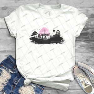 Sakura - Kyoto Japan 49 - Gift Idea Shirt For Men Tee For Women Classic Retro Vintage Graphic T-Shirt