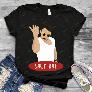Salt Bae-#saltbae - Vintage Men's Shirt Tshirt For Women Classic Handmade Shirt Retro Graphic Tee