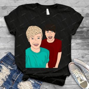 Sam And Colby Fanart 47 - Trending Shirt For Women Vintage Retro Tee For Men Kid's T-Shirt Handmade Shirt