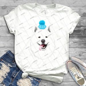 Samoyed  86 - Vintage Men's Shirt Tshirt For Women Classic Handmade Shirt Retro Graphic Tee