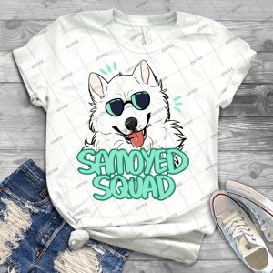 Samoyed Squad - Best Unisex Trending Handmade T-shirt Gift Idea For Men T-shirt For Woman