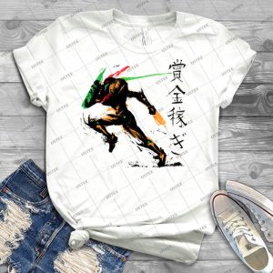 Samus Aran 14 - Trending Shirt For Women Vintage Retro Tee For Men Kid's T-Shirt Handmade Shirt
