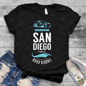 San Diego Road Riders - Retro Vintage Car 41 - Trending Shirt For Women Vintage Retro Tee For Men Kid's T-Shirt Handmade Shirt