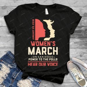 San Diego Women S March 2018 #power The Polls - Best Unisex Trending Handmade T-shirt Gift Idea For Men T-shirt For Woman