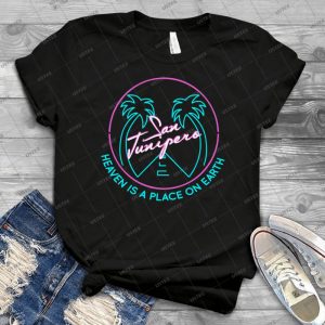 San Junipero Heaven Is A Place On Earth - Gift Idea Shirt For Men Tee For Women Classic Retro Vintage Graphic T-Shirt