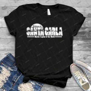Santa Carla - White Print - - Best Unisex Trending Handmade T-shirt Gift Idea For Men T-shirt For Woman